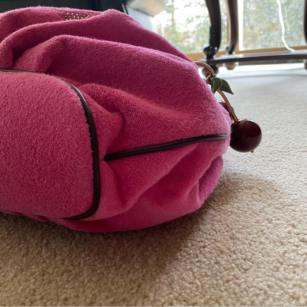 Vintage Juicy Couture Pink Velour Bag - Picture 7 of 16
